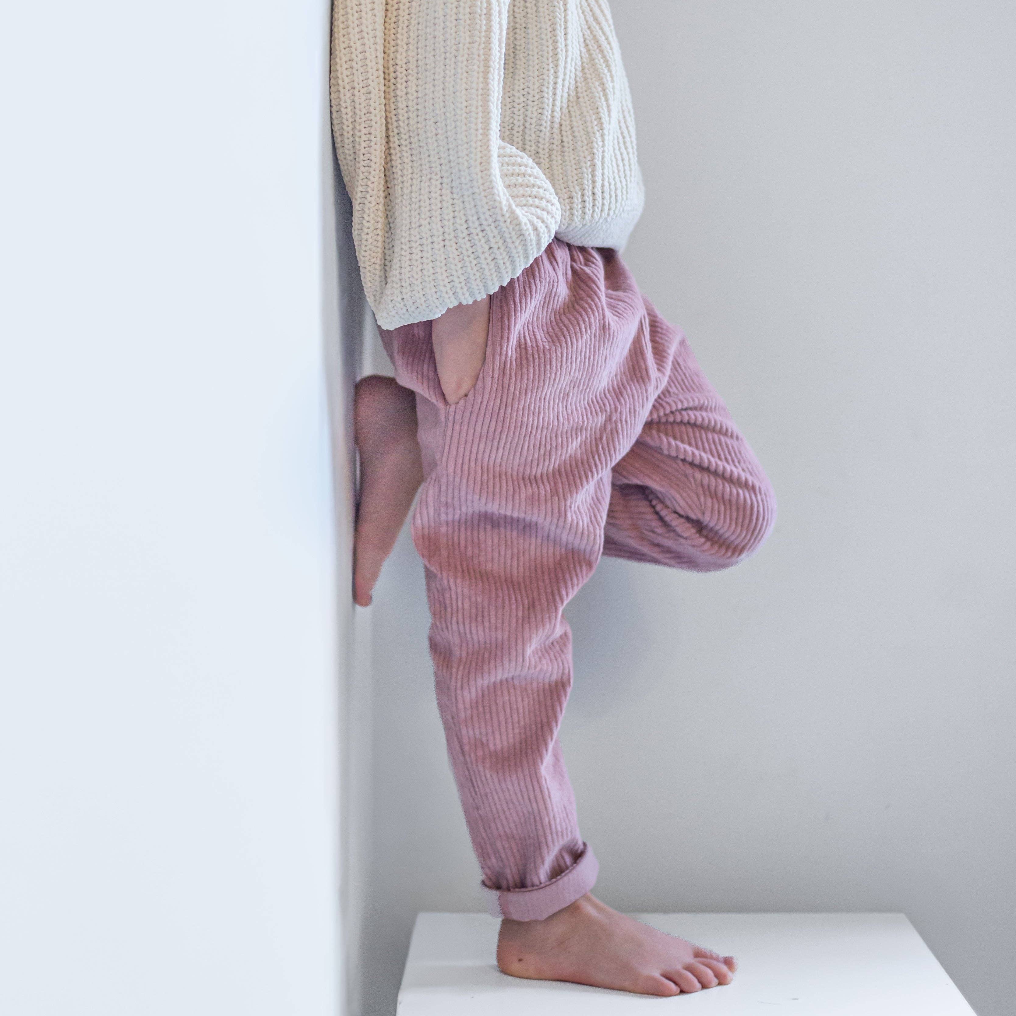 Blush Corduroy "Kid Fit" Trousers