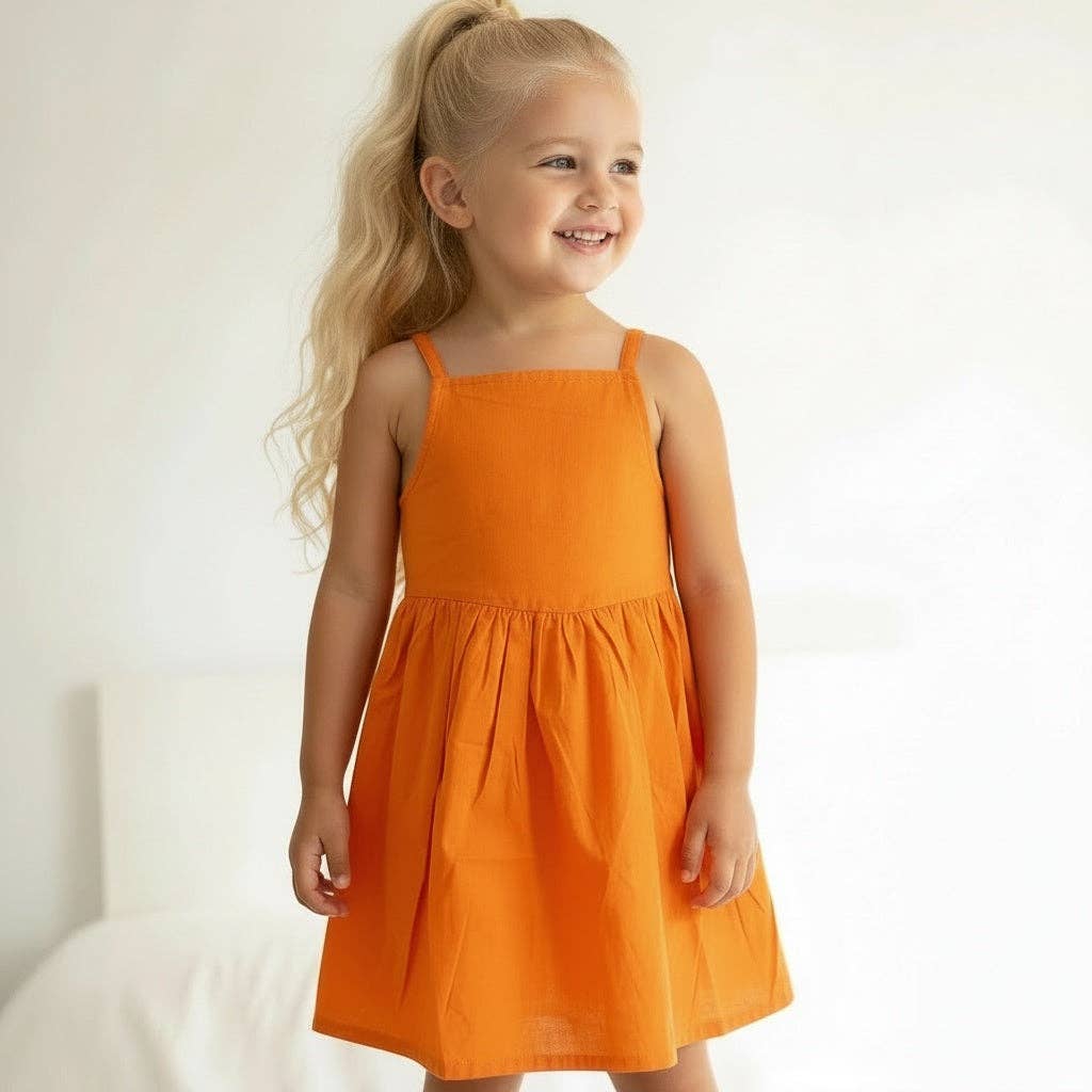 The Clementine Strappy Girls Summer Dress