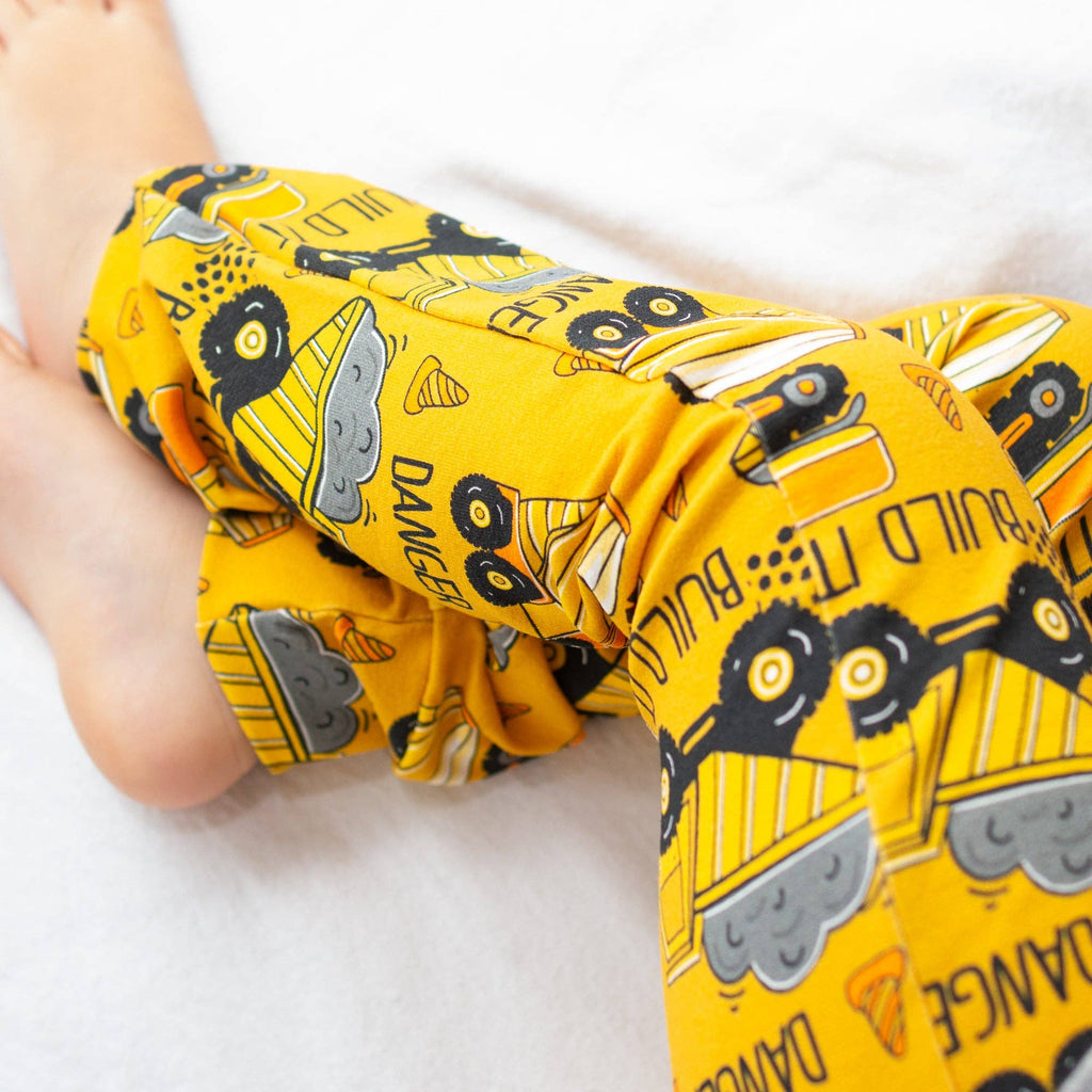 Work Zone Construction Print Baby & Toddler Cotton Leggings