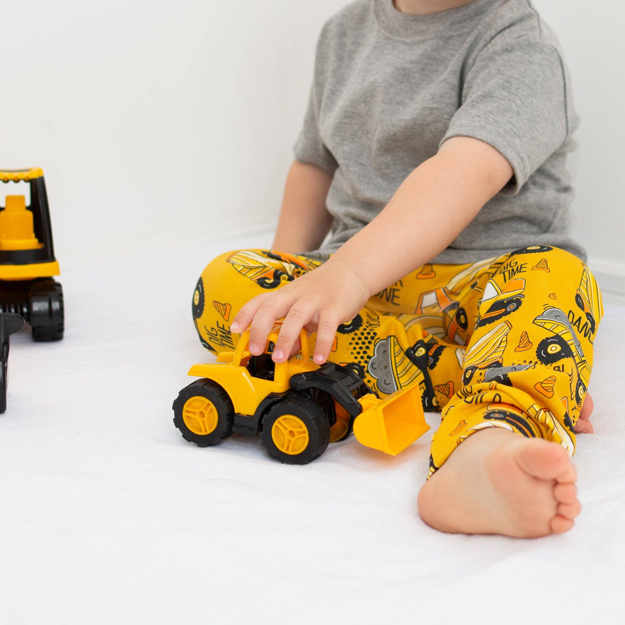 Work Zone Construction Print Baby & Toddler Cotton Leggings