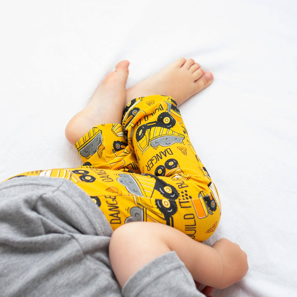 Work Zone Construction Print Baby & Toddler Cotton Leggings