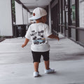 Salty Surf Shop Graphic T-Shirt – White | Kids 2T–5T