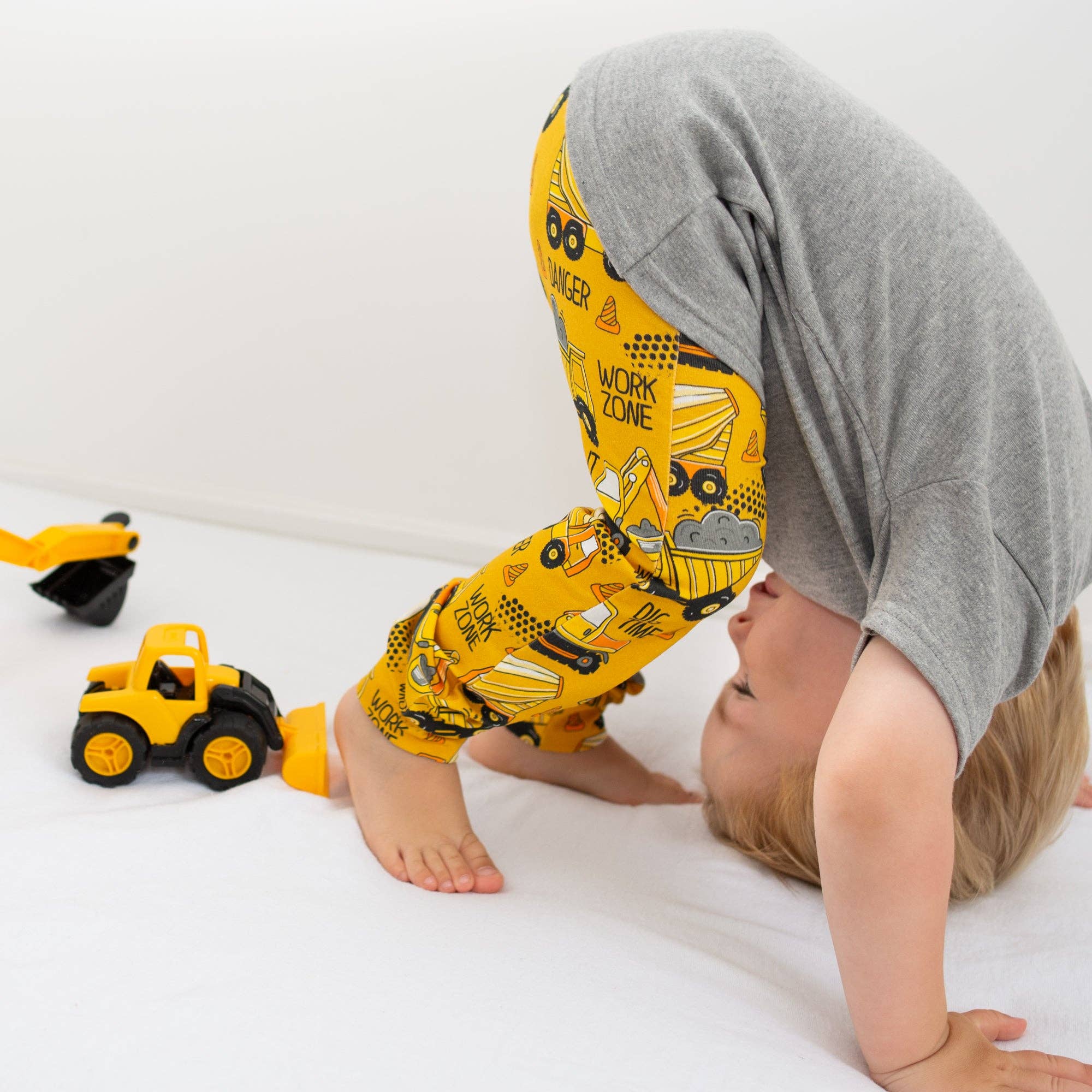 Work Zone Construction Print Baby & Toddler Cotton Leggings