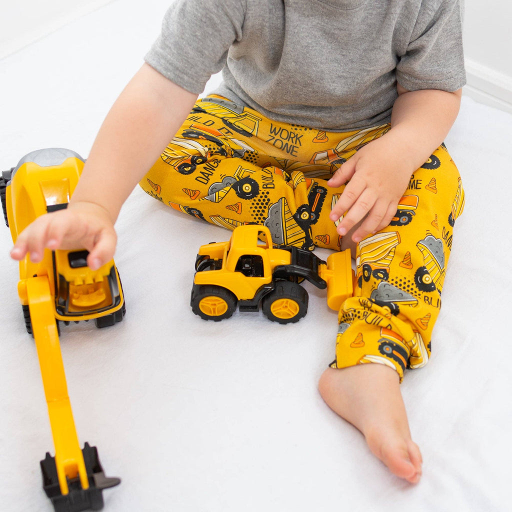 Work Zone Construction Print Baby & Toddler Cotton Leggings