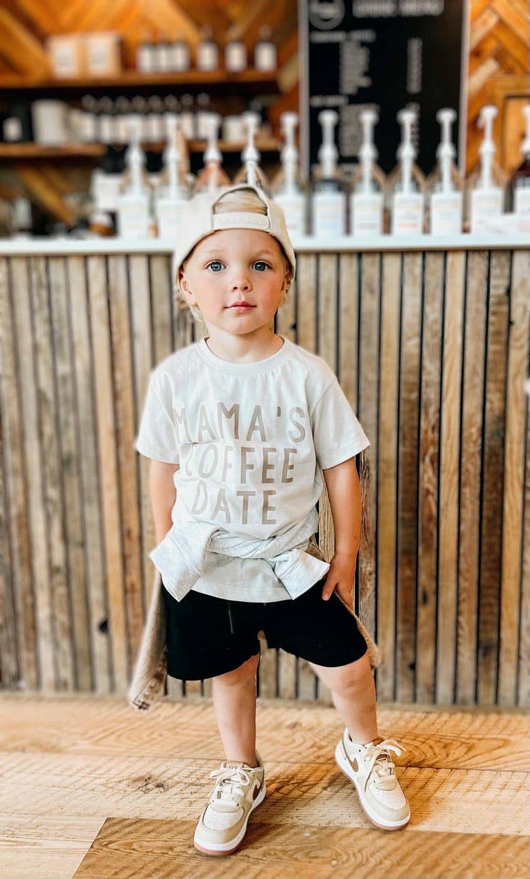 Mama's Coffee Date T-Shirt, Colour - Nude
