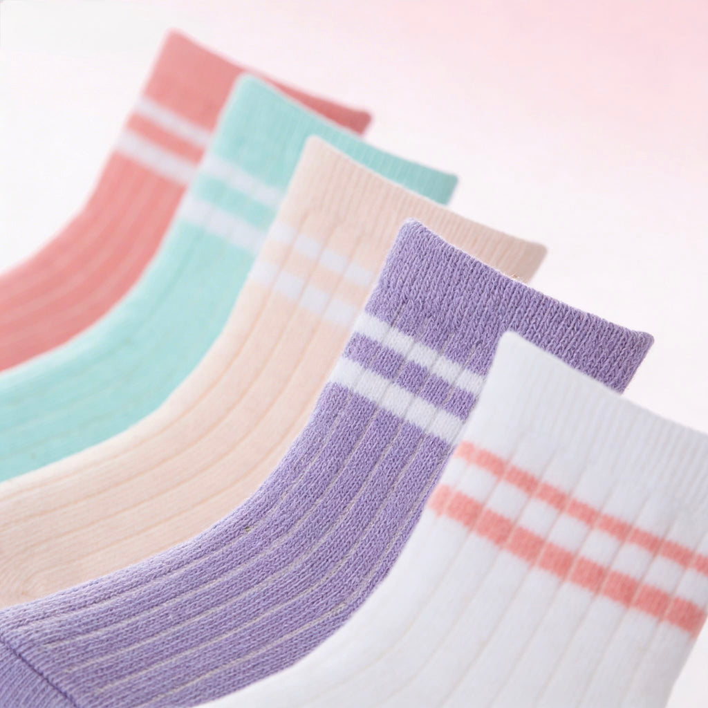 Baby Girls Socks 2 Packs Of 5 Pairs
