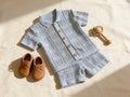 Boys Blue True Knit Shirt & Shorts Outfit
