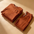 Kids Orange Brushed Rib Sweatshirt & Jog Pant Outfit