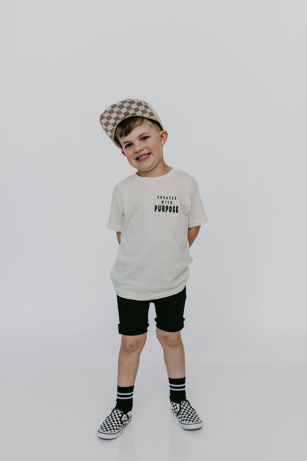 Created With Purpose Graphic T-Shirt White