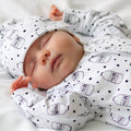 Unisex Baby Cotton Sleepsuit (Onesie) – Milk Bottle Print