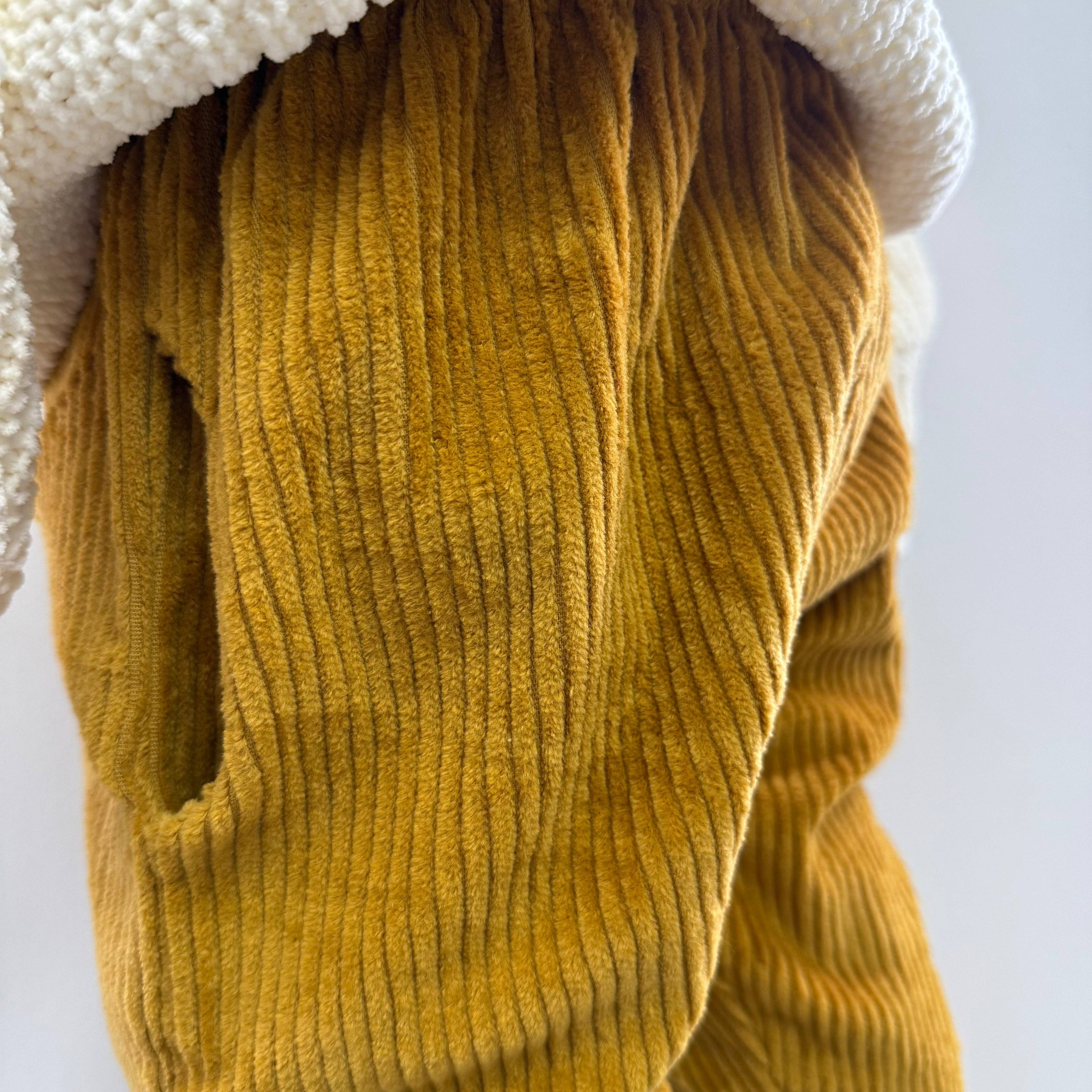 Gold Corduroy "Kid Fit" Trousers