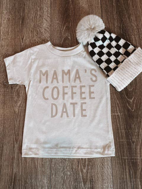 Mama's Coffee Date T-Shirt, Colour - Nude
