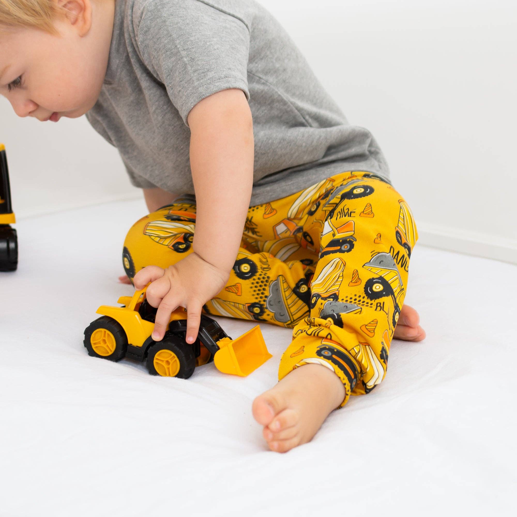 Work Zone Construction Print Baby & Toddler Cotton Leggings
