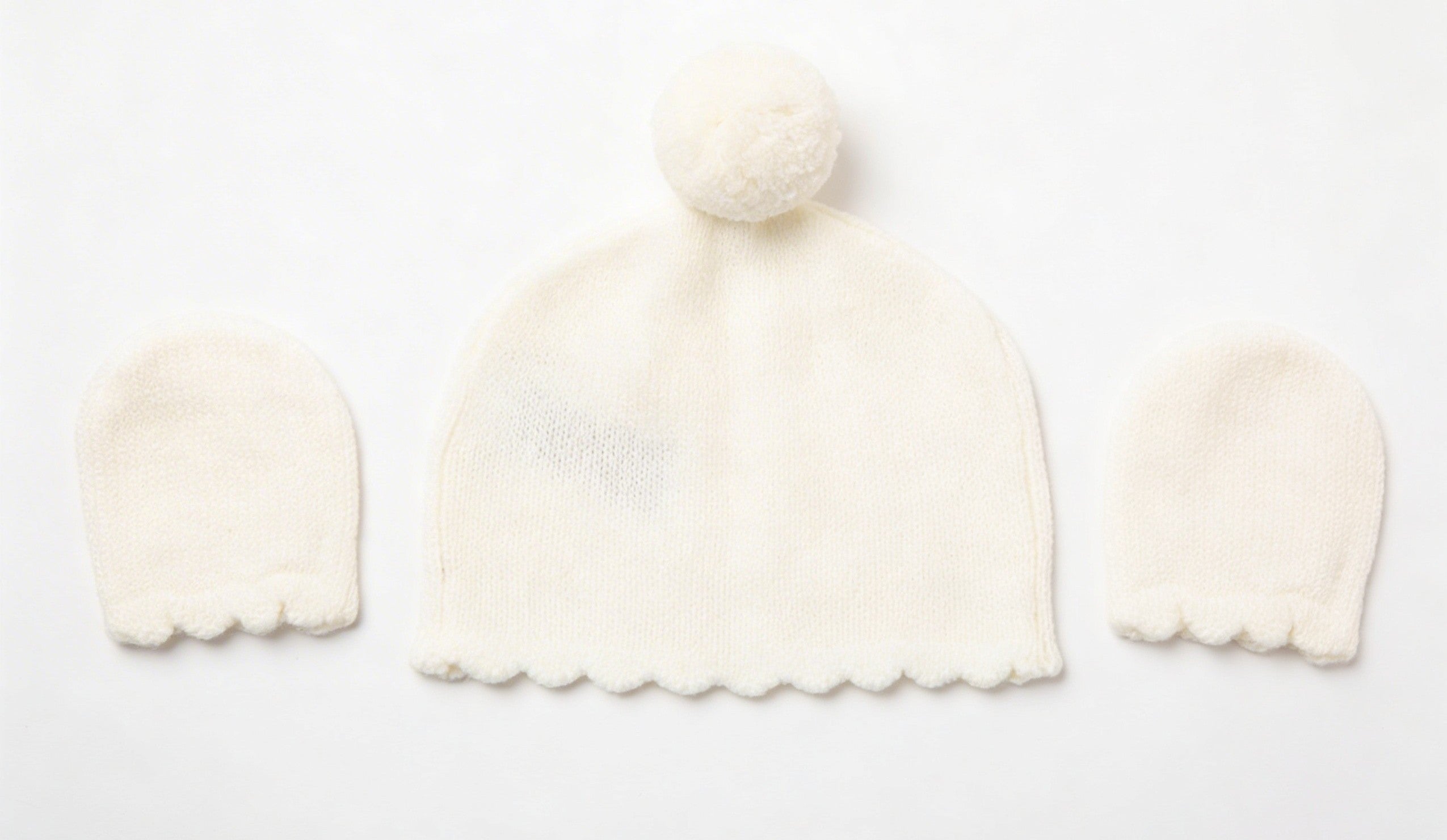 Ivory Bunny Rabbit 4PC Layette Set