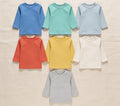 7 Pack Ribbed Long Sleeve Tops 9-12 Months